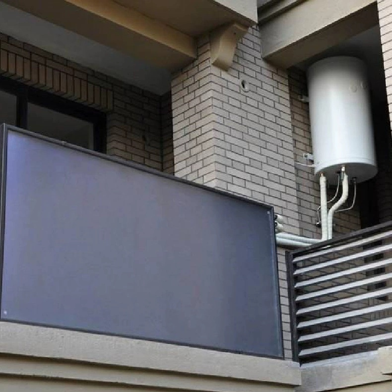 Yalıtımlı su depolu, duvara monte düz panel bobin tipi sabit basınçlı su tedarik ekipmanı